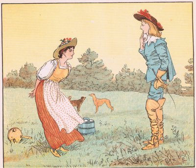 Dann kann ich dich nicht heiraten, mein hübsches Mädchen! von Randolph Caldecott